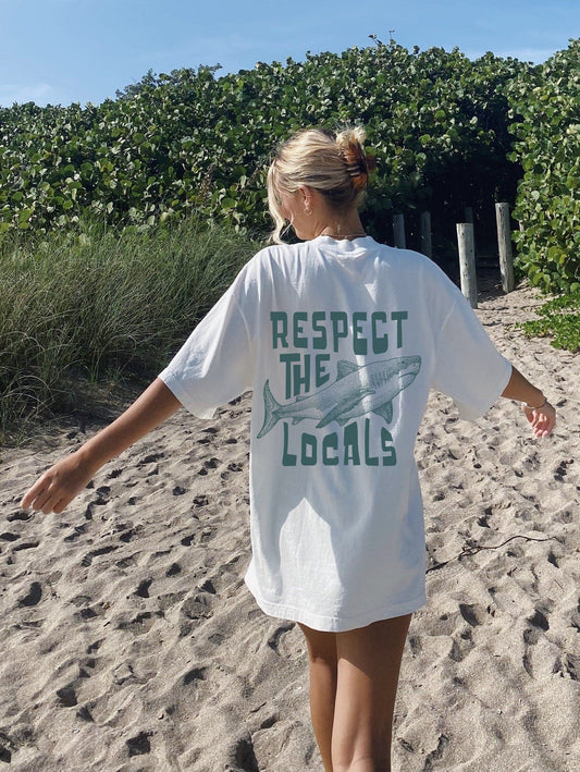 Respect The Locals Shark Tee V2