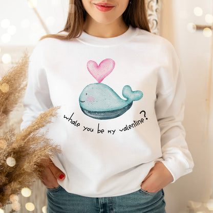 Whale Valentine Sweater