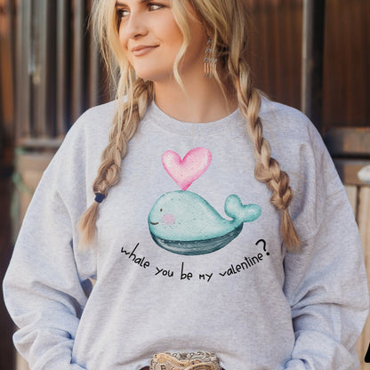 Whale Valentine Sweater