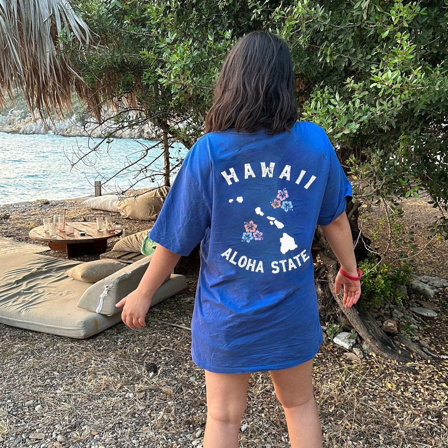 Hawaii Map Tee