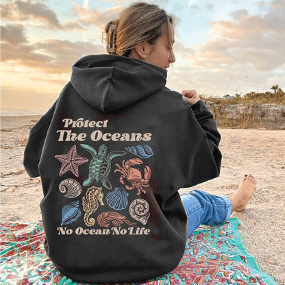 No Ocean No Life Hoodie