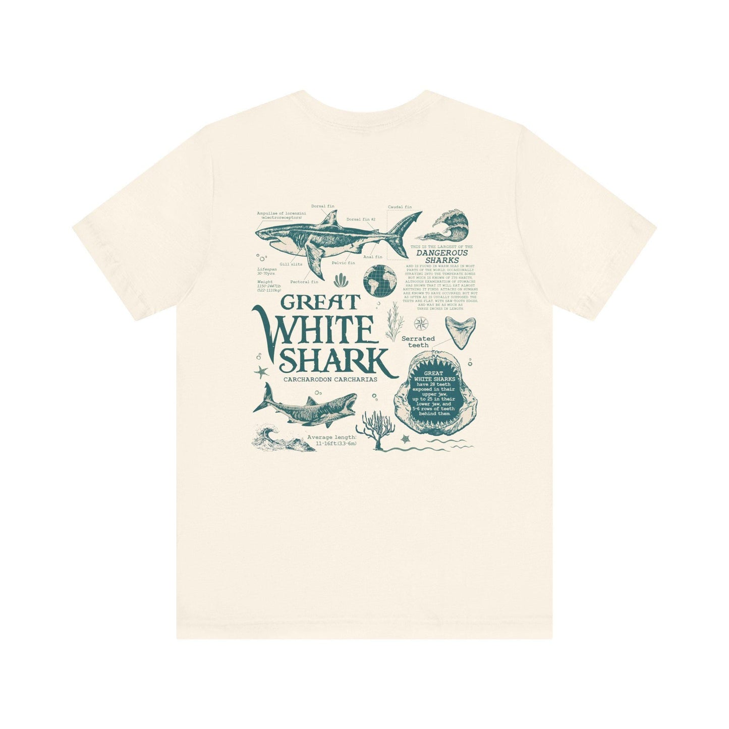 Great White Shark T-Shirt V2